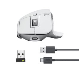 Logitech MX Master 3S - Ratón Inalámbrico de Alto Rendimiento, Clics Silenciosos, Sensor 8000 DPI, Rueda MagSpeed, Ergonomico, Batería 70 Días, Compatible Windows/macOS