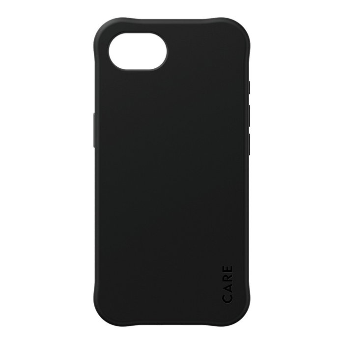PanzerGlass CARE Case Fashionable Samba con MagSafe para iPhone 16e e iPhone 17e, Negro