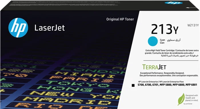 HP Toner LaserJet 213Y Cian W2131Y Extra Alto Rendimiento