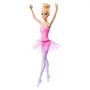 Mattel Barbie muñeca bailarina de ballet rubia articulada con tutú rosa y moño
