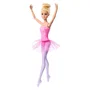 Mattel Barbie Muñeca Bailarina de Bailarina Ballet Rubia Articulada Tutú Rosa Moño (HRG34)