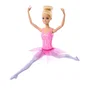 Mattel Barbie Muñeca Bailarina de Bailarina Ballet Rubia Articulada Tutú Rosa Moño (HRG34)