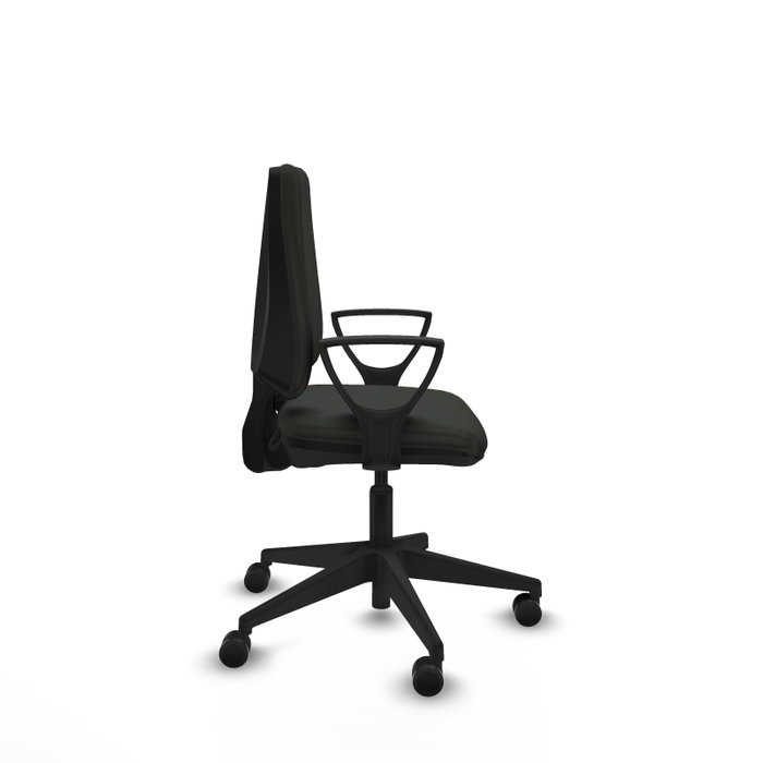 PIQUERAS Y CRESPO Silla de oficina Elche con mecanismo Contacto permanente básico, Negro