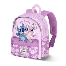 Joy Wonder Mochila Preescolar Lilo y Stitch Rosa, Poliéster, Dimensiones 27x22x10cm, para Niños