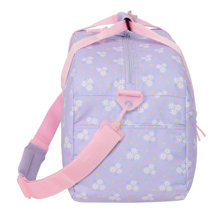 Bolsa de Deporte Safta Bouquet Rosa Lila 50 x 26 x 20 cm