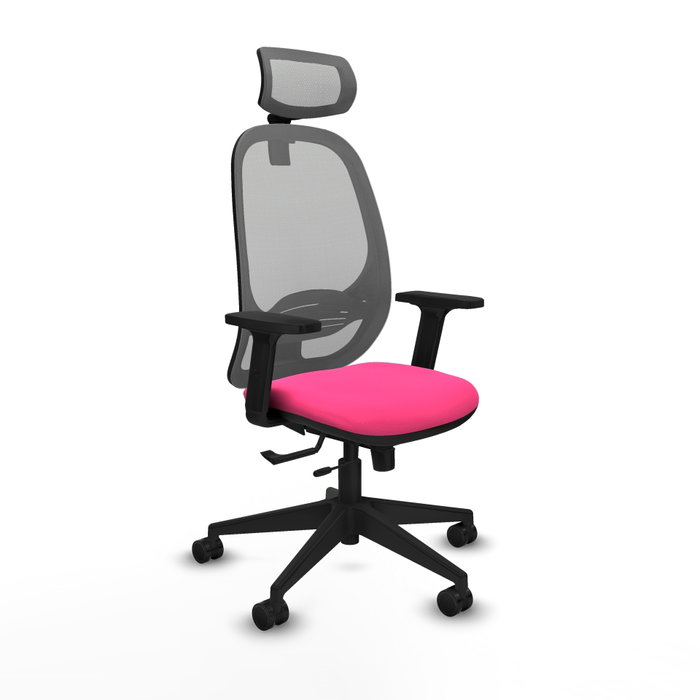 PIQUERAS Y CRESPO Silla de oficina Cilanco Rosa y Gris PIQUERAS Y CRESPO Silla de oficina Cilanco Rosa y Gris