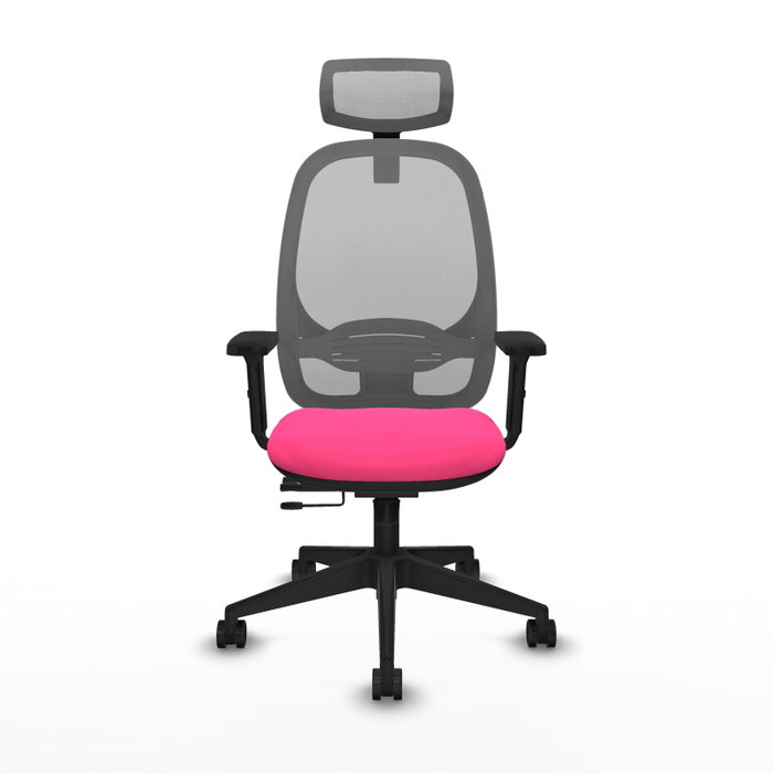 PIQUERAS Y CRESPO Silla de oficina Cilanco Rosa y Gris PIQUERAS Y CRESPO Silla de oficina Cilanco Rosa y Gris