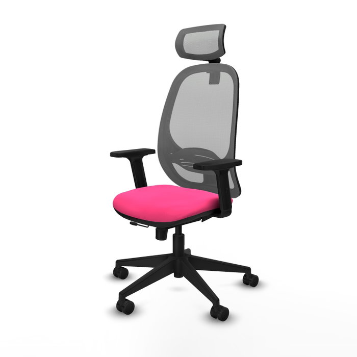 PIQUERAS Y CRESPO Silla de oficina Cilanco Rosa y Gris PIQUERAS Y CRESPO Silla de oficina Cilanco Rosa y Gris
