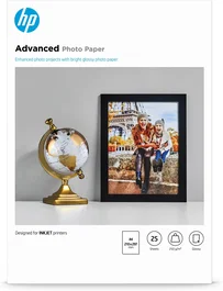 HP Papel fotográfico Advances Brillo 250 g/m² A4 25 hojas