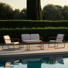 Conjunto Jardín Acero Exterior 1 cm