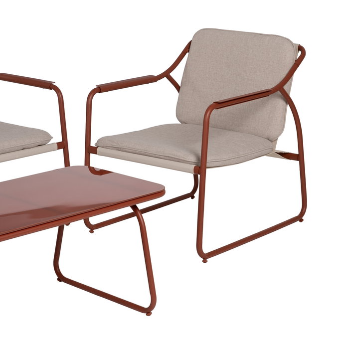 Conjunto Jardín Acero Exterior 1 cm