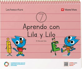 VICENS VIVES, APRENDO CON LILA Y LILO CUADERNO 7