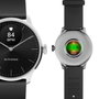 Withings ScanWatch Light - Reloj Inteligente Híbrido Negro con Pantalla OLED, Monitor de Frecuencia Cardíaca y Sueño, 37 mm Acero Inoxidable Dorado, 30 Días Batería
