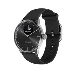Withings Scanwatch Light 37mm Reloj Inteligente con Pantalla OLED, Pulsera Negra, Compatible con Android/iOS