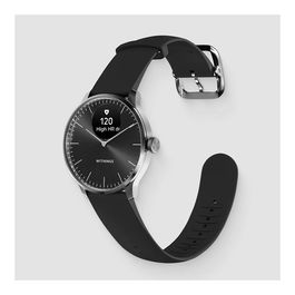 Withings ScanWatch Light - Reloj inteligente híbrido OLED de acero inoxidable 37 mm, negro y oro, monitor de sueño y frecuencia cardíaca, 30 días batería