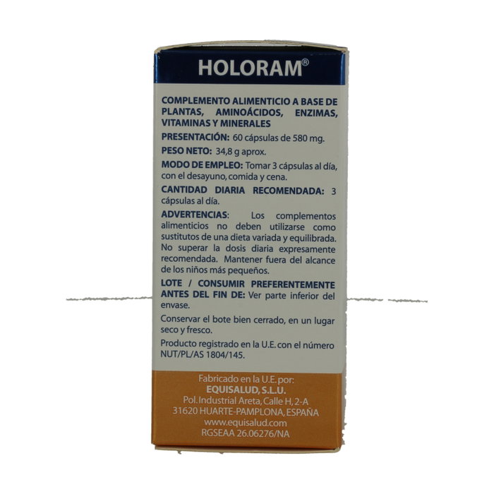Equisalud Holoram Digest 60 cápsulas de 580 mg Equisalud Holoram Digest 60 cápsulas de 580 mg