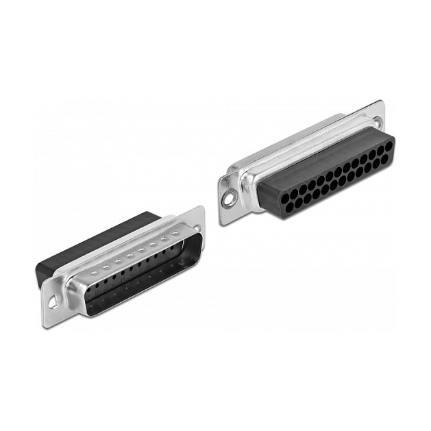 DeLOCK Adaptador D-Sub 25 pin macho a RJ45 hembra azul
