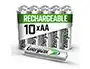 Energizer - Pilas Recargables AA Power Plus Blister 10 Unidades, 22% Materiales Reciclados, Precargadas, Alto Rendimiento