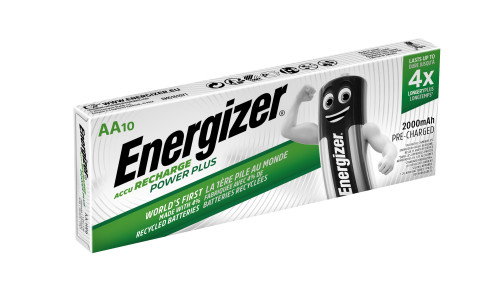 Energizer Power Plus AA 2000mAh 1,2V Pack de 10 unidades