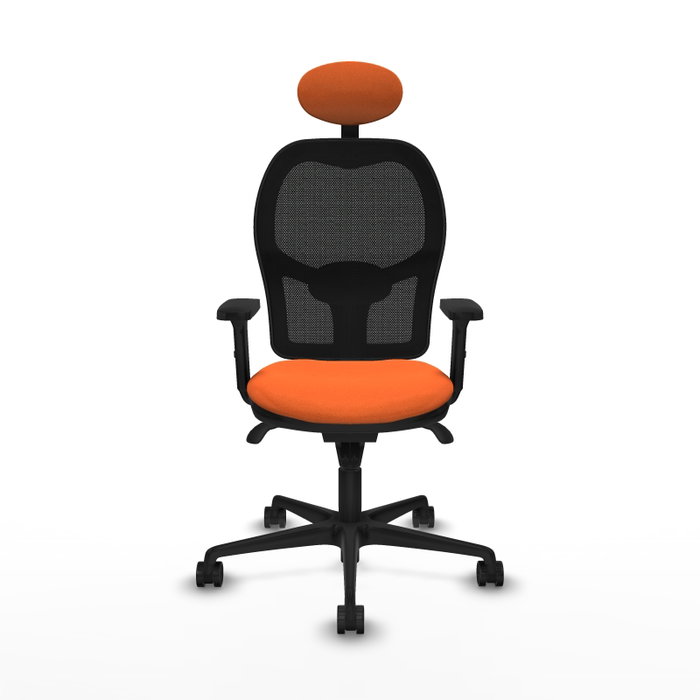 PIQUERAS Y CRESPO Silla de oficina Jorquera Naranja y Negro