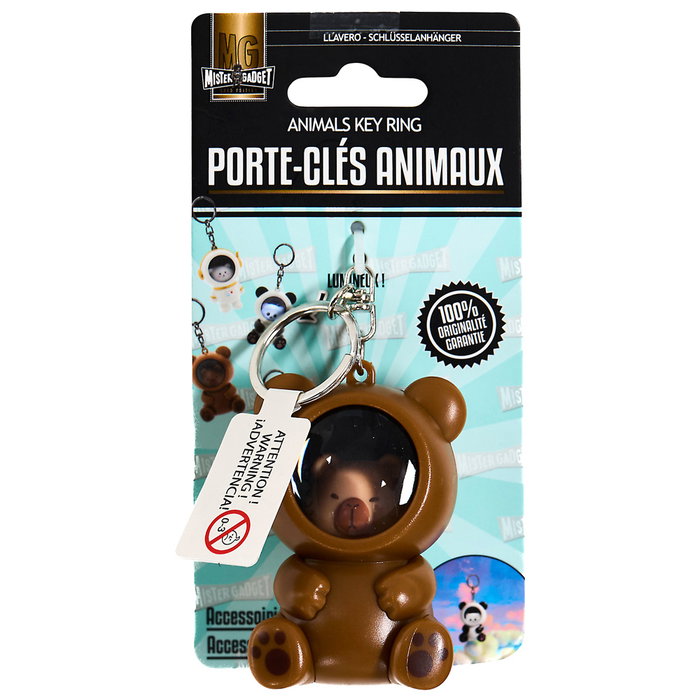 Mister Gadget Llavero Kawaii con Luz, Diseño Animal, Colección Kawaii, Material Plástico