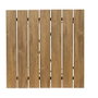 Outdoor Living By Decoris Conjunto Mesa y 2 Sillas Leeds Plegable, Madera Sintética y Acero, Marrón, Modelo Leeds - Mesa 60x60x71.5 cm, Silla 41x37x79 cm