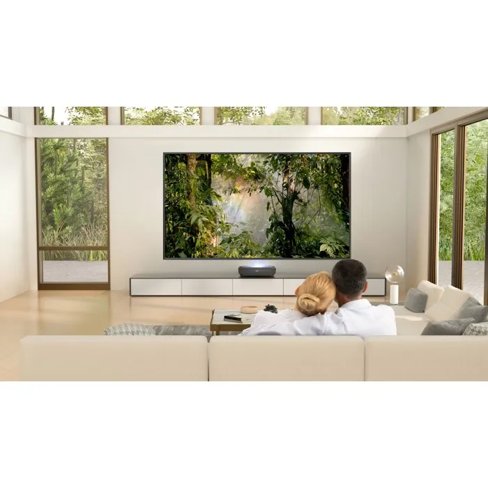 Hisense Proyector de Vídeo M2SE Pro - 4K UHD, Triple Láser Tricromía, 1150 Lúmenes ANSI, Smart TV VIDAA, Dolby Vision