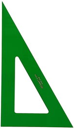 Faber Castell Cartabón Sin Graduar 12 cm Verde