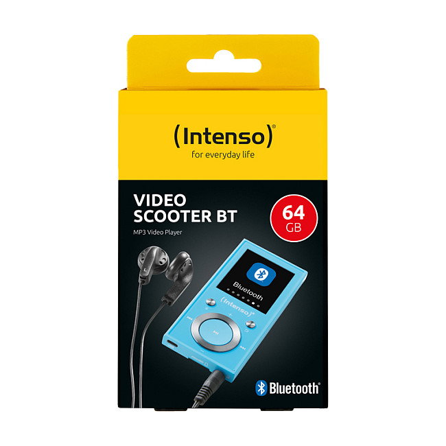 Intenso Video Scooter MP3 Videoplayer 1,8 pulg. BT 64GB Blue Intenso Video Scooter MP3 Videoplayer 1,8 pulg. BT 64GB Blue