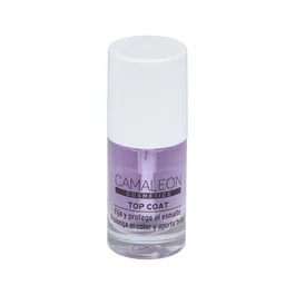 Camaleon Cosmetics Top Coat Uñas 6ml Vegano Cruelty Free Brillo Protector Fijador Esmalte