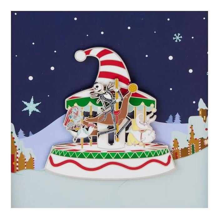 Pesadilla antes de Navidad by Loungefly Chapas esmaltadas 3" Collector Box Christmas Town Carousel Limited Edition 8 cm Pesadilla antes de Navidad by Loungefly Chapas esmaltadas 3" Collector Box Christmas Town Carousel Limited Edition 8 cm