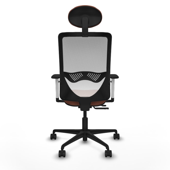 PIQUERAS Y CRESPO Silla de oficina Zulema con mecanismo Sincro/Traslack, Marrón y Blanco PIQUERAS Y CRESPO Silla de oficina Zulema con mecanismo Sincro/Traslack, Marrón y Blanco