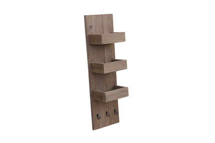 DKD Home Decor Estantería de Pared Cottage de Madera Reciclada y Pino para Baño - 30 x67 x 100 cm (Ancho x Fondo x Alto) DKD Home Decor Estantería de Pared Cottage de Madera Reciclada y Pino para Baño - 30 x67 x 100 cm (Ancho x Fondo x Alto)