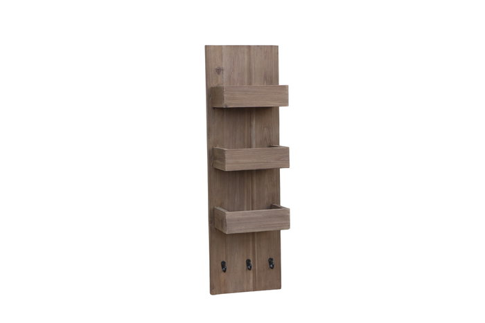 DKD Home Decor Estantería de Pared Cottage de Madera Reciclada y Pino para Baño - 30 x67 x 100 cm (Ancho x Fondo x Alto) DKD Home Decor Estantería de Pared Cottage de Madera Reciclada y Pino para Baño - 30 x67 x 100 cm (Ancho x Fondo x Alto)