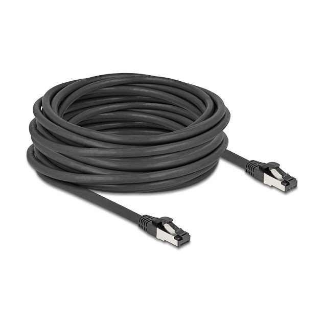 DeLOCK Cable de red RJ45 Cat8.1 S/FTP 10 m 40 Gbps Negro