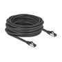 DeLOCK Cable de red RJ45 Cat8.1 S/FTP 10 m 40 Gbps Negro