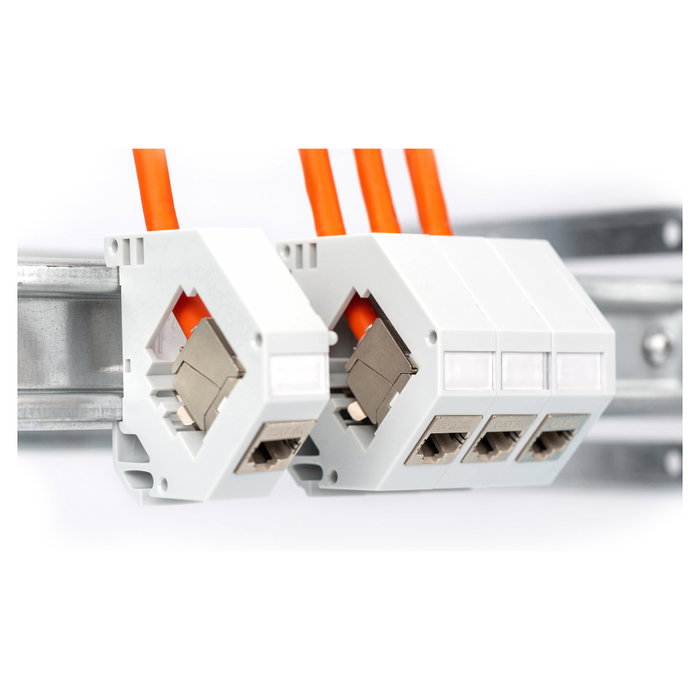 Digitus Cable de Datos Cat.7 S/FTP 1200 MHz 25m Naranja