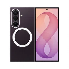 Samsung Clear Magnet Case para Galaxy Z Fold8, Transparente