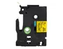 Q-connect Cinta TZE-641 Amarillo-Negro 18mm x 8m para Rotuladoras Brother, Compatible, Etiquetas para Oficina Taller Tienda y Exteriores