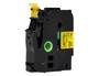 Q-connect Cinta TZE-641 Amarillo-Negro 18mm x 8m para Rotuladoras Brother, Compatible, Etiquetas para Oficina Taller Tienda y Exteriores