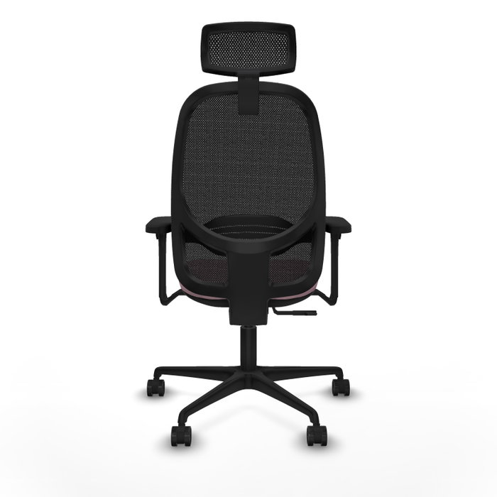 PIQUERAS Y CRESPO Silla de oficina Cilanco con Mecanismo Sincro, Rosa y Negro