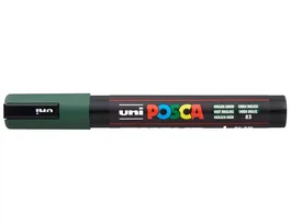 POSCA Marcador PC-5M No Permanente Punta Bala 1.8 - 2.5 mm Verde Ingles