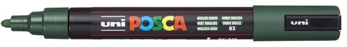 Posca Marcador PC-5M Verde inglés Punta Bala 1,8-2,5 mm Posca Marcador PC-5M Verde inglés Punta Bala 1,8-2,5 mm
