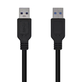 AISENS Cable USB 3.0, Tipo A/M-A/M, Negro, 3.0m