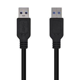 AISENS - CABLE USB 3.0, TIPO A/M-A/M, NEGRO, 3.0M