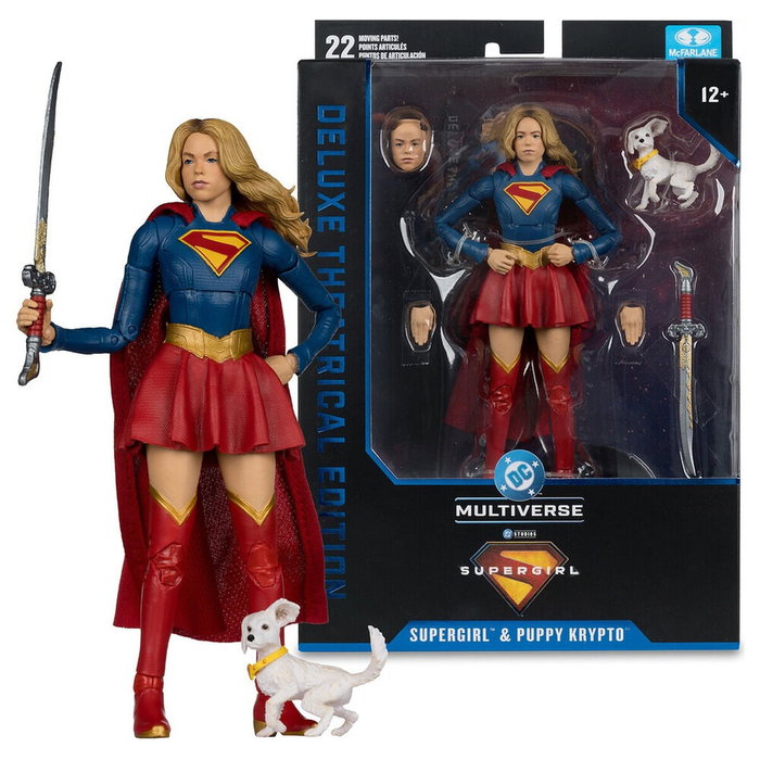 McFarlane Toys Supergirl & Baby Krypto DC Theatrical Deluxe Edition
