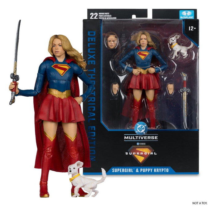 McFarlane Toys Supergirl & Baby Krypto DC Theatrical Deluxe Edition McFarlane Toys Supergirl & Baby Krypto DC Theatrical Deluxe Edition