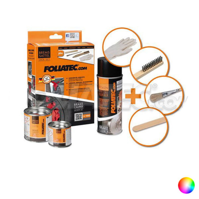 Foliatec Kit Pintura para Pinzas de Freno Power Verde 3 Componentes