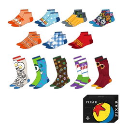 Cerdá Pack de 12 pares de calcetines Disney Pixar talla 38/45