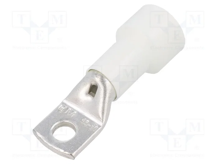 BM GROUP Terminal de anillo tubular aislado M10 para cable 3/0AWG, blanco BM GROUP Terminal de anillo tubular aislado M10 para cable 3/0AWG, blanco